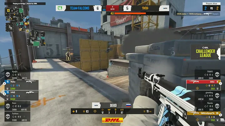 lollipop21k - 1vs2 clutch (T - post-plant situation) | (CS:GO)