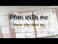 Plan with me Daily A5 Rings | Planner Kate | March 28th #sarplans
