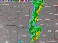 Radar Loop for Long Duration Severe Weather Event - June 13, 2017