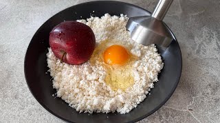 Elma Ve Süzme Peyniri Karıştır. Sonuç Şaşırtıcı Derecede Lezzetli.