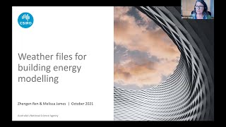Predictive weather files for building energy modelling: a discussion with the scientists from CSIRO