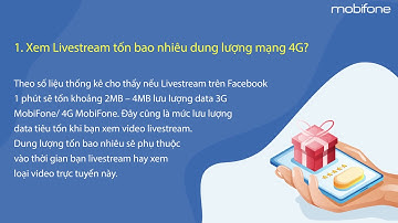 Xem Livestream tốn bao nhiêu dung lượng mạng 4G
