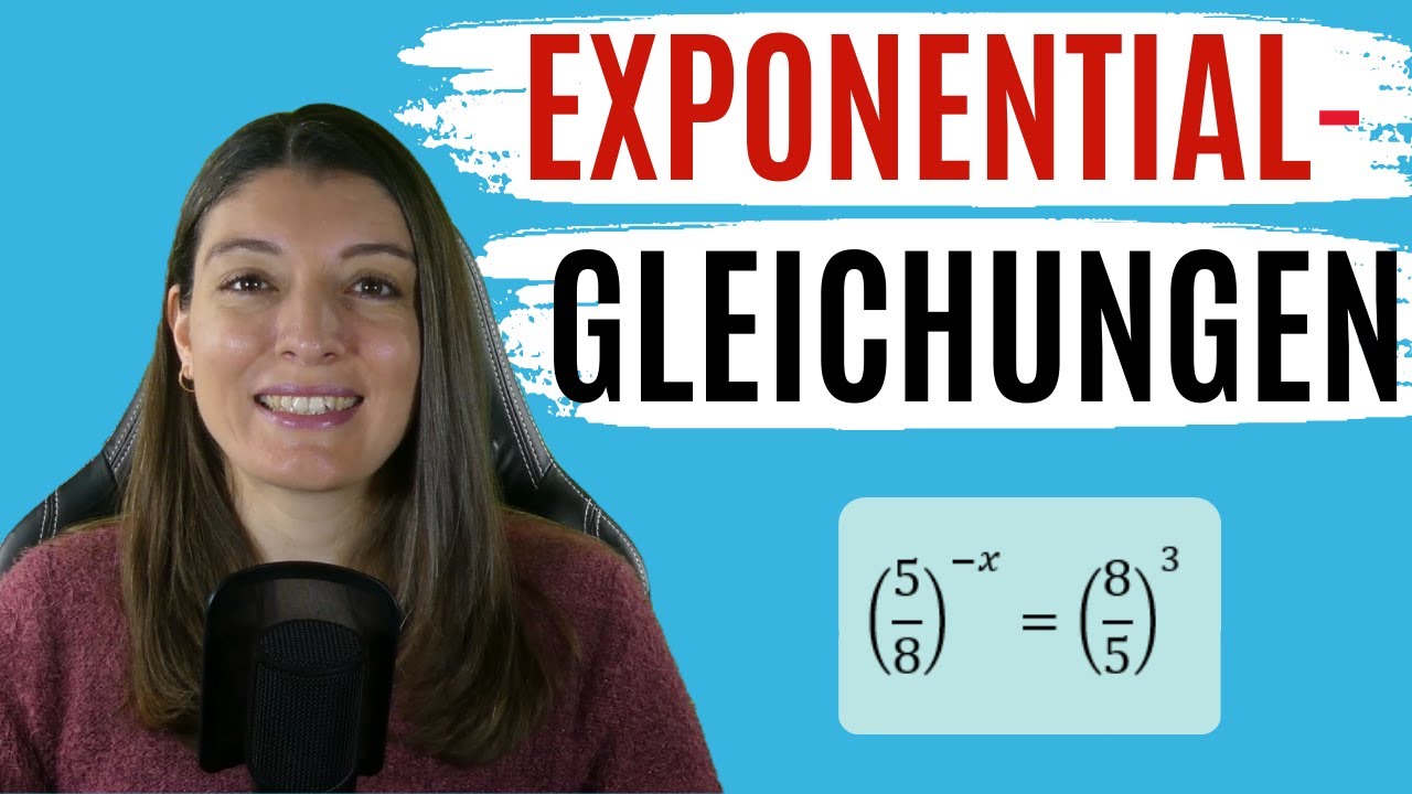 X im EXPONENTEN berechnen (8 typische Aufgaben EINFACH erklärt) - YouTube