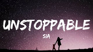 Miniatura de "Sia - Unstoppable (Lyrics)"