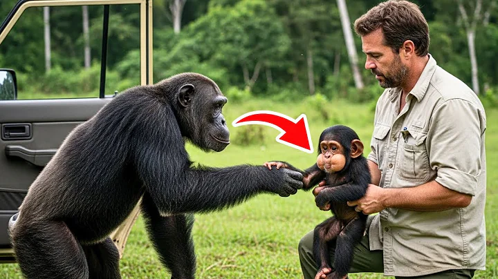 A Sick Chimpanzee Baby Couldn’t Eat — Then His Father Did Something Unbelievable