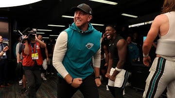 Liam Coen Victory Speech After Jaguars Beat Chiefs on MNF | Jacksonville Jaguars