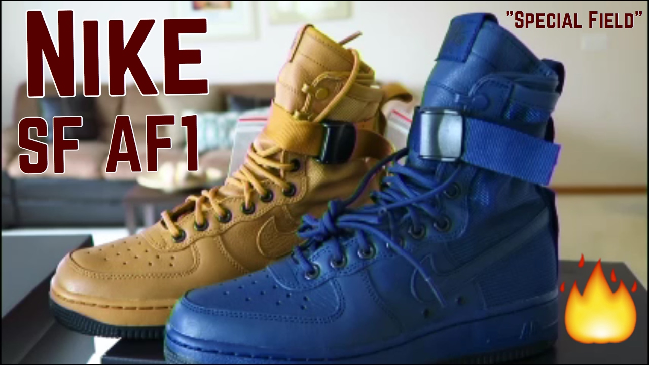 NIKE SPECIAL FIELD AIR FORCE 1 (GS) REVIEW/ON FOOT!! - YouTube