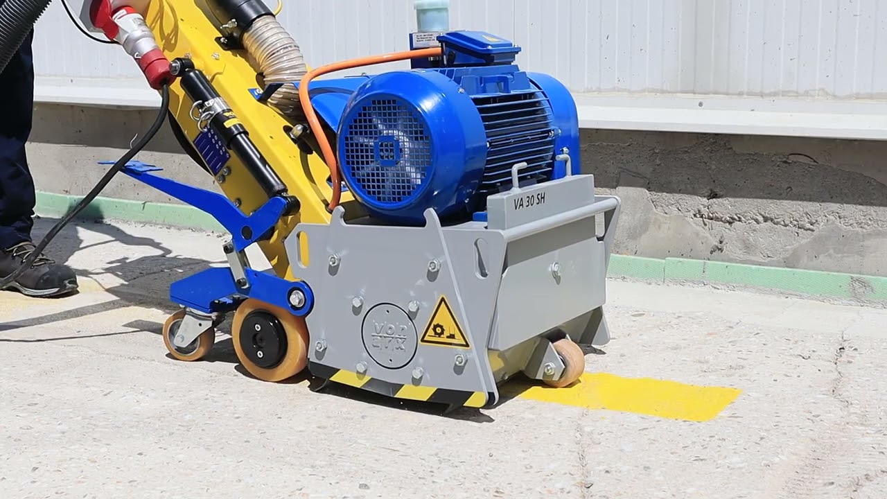 VA 30 SH Road mark removal