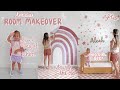 BEDROOM MAKEOVER for my toddler bc shes a big kid now 🥹 *im not crying you are*