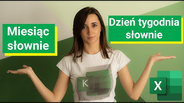 Jak na podstawie daty zapisać miesiąc i dzień tygodnia słownie? - Excel - funkcja TEKST