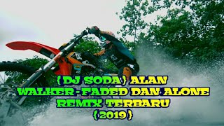 AKSI KEREN MOTOR CROSS DI ATAS AIR DJ SODA | ALAN WALKER - FADED \u0026 ALONE REMIX TERBARU 2019