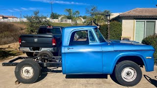 71 Dodge D100 Sweptline Project HEMI Swap Day 6