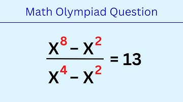Find the Value of X | Sweden Junior Math Olympiad Problem | Algebra