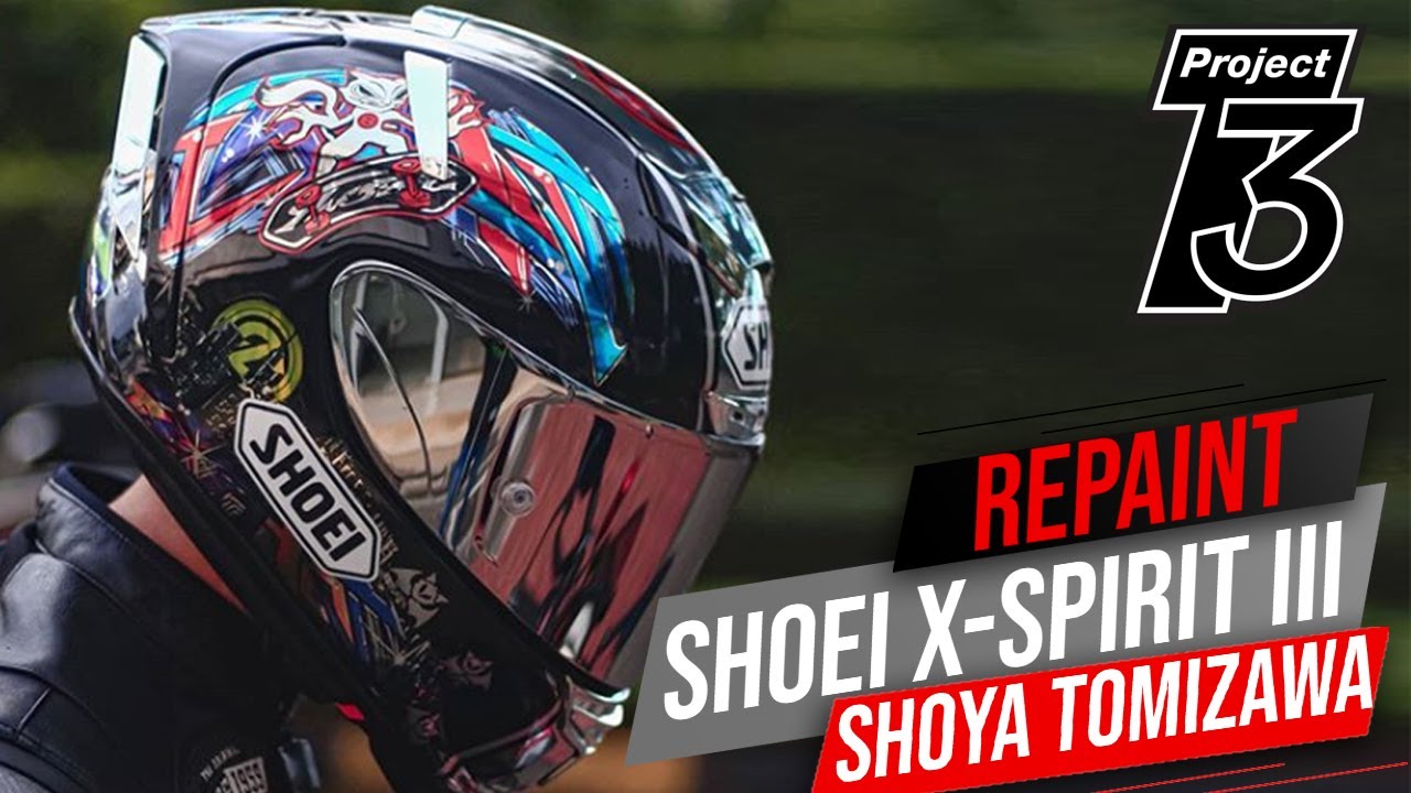 Repaint Helm Shoei X-Spirit III Shoya 