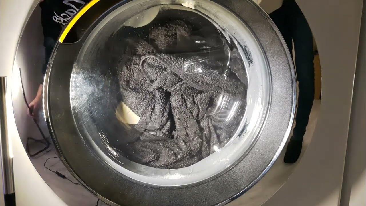 Miele W1 Excellence WER875WPS Cottons Hygiene 60 w/extra rinse (full cycle) YouTube