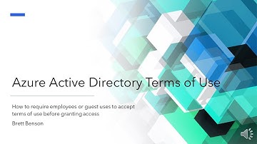 Azure Active Directory - Identity Governance - Terms of Use