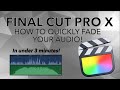 EASY AUDIO EDITS in FINAL CUT PRO X - Getting Started for Beginners!