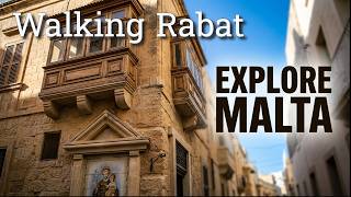 Travel vlog - Rabat Malta Walk Tour 2026 - Things to do in Malta - Malta 4K Travel Guide #malta #rabat