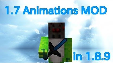 How to install 1.7 Animations in 1.8.9! (Read Desc! : 概要欄を読んでください)