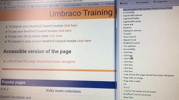 Screen reader demo: don