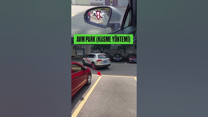 Park etme Ehliyet Sınavı Direksiyon Eğitimi Geri park etme