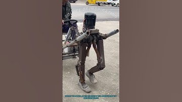 DIY Human-Like Walking Robot: Homemade Innovation in Action