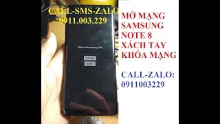 Samsung Galaxy Note 8 Unlock code,Mở mạng giải mã ''Pin mở khóa mạng SIM'' thẻ sim không hợp lệ ok screenshot 4