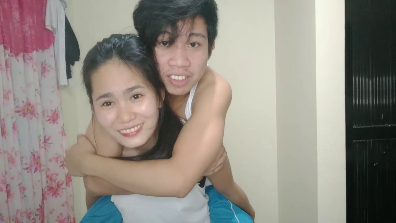 Piggy back him challenge😂PART 2 (nagawa rin) laptrip guys