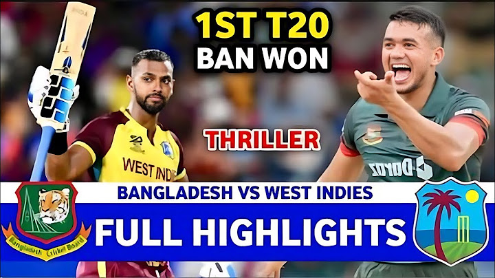 Full Highlights | Bangladesh Vs West Indies 1st T20 2024 | BAN VS WI #crickethighlights #bangladesh