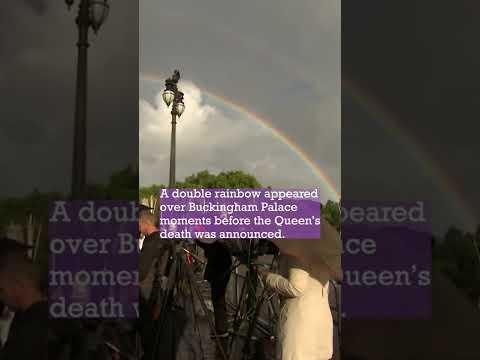 Double Rainbow Appears Over Buckingham Palace