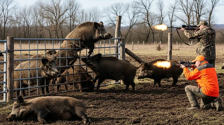 "They Came in Hundreds: How Texas Farmers Fought Back Against the Wild Boar Invasion!"