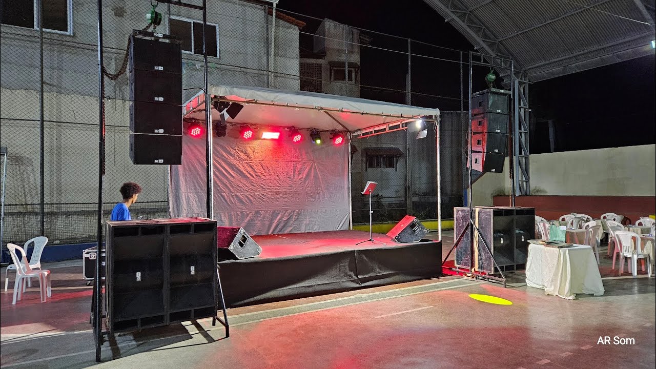 Seguimos para mais uma entrega Som - Palco  - Luz