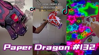 Dragon Puppet Crafts - Paper Dragon TikTok Compilation #132