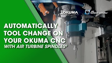 Automatic Tool Change On Okuma Genos CNC Machine