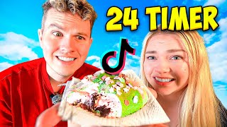 Thumbnail for 24 TIMER Hvor Vi KUN Spiser TikTok Mad!