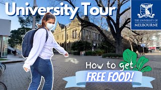 University of Melbourne Campus Tour + How to Get Free Food #internationalstudent #unimelb