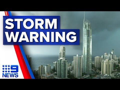 Severe thunderstorm warnings in place across queensland | 9 news australia