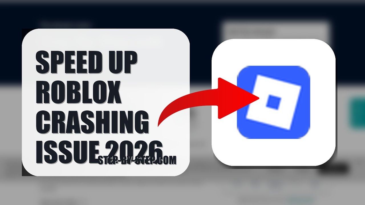 How To Speed Up Roblox Crashing Issue 2026 STEP BY STEP YouTube 