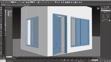 How to Create Wall Door Windows in 3ds Max with Easy Method