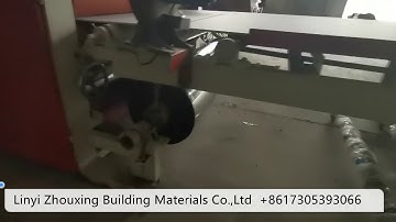 pvc gypsum ceiling tile production line , pvc film laminating machine.