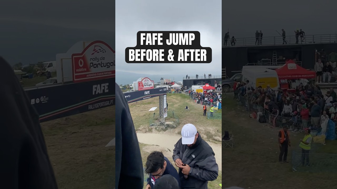 Fafe Jump. Before and after. It’s amazing how much it changes! 