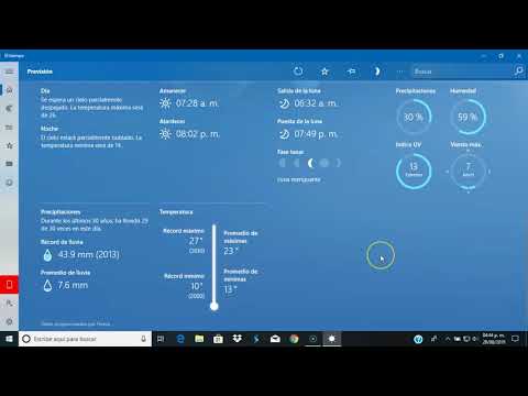 Video: Cómo Poner El Clima En Tu Escritorio