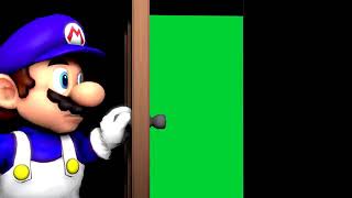 SMG4 Door Meme Green Screen