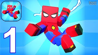 Web Shooter Game: Spider Hero - Gameplay Walkthrough Part 1 Levels 1-21 Spider Web Shooter Game screenshot 2