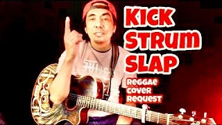 How I play Reggae Beat Technique on Acoustic Guitar (Solo) SONG COVER REQUESTED