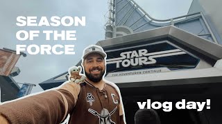 I RODE STAR TOURS 5x IN ONE DAY! It’s Season of the Force at Disneyland!