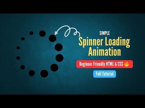Want Stunning Loading Animations? Master CSS Spinner Tricks | HTML CSS
