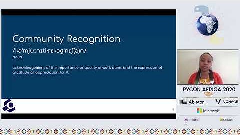Serah Njambi Rono - Came for the code, stayed for the community: Lessons in... || PyCon Africa 2020