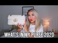 WHAT'S IN MY PURSE 2020 || Gucci GG Marmont Small Matelassé Shoulder Bag