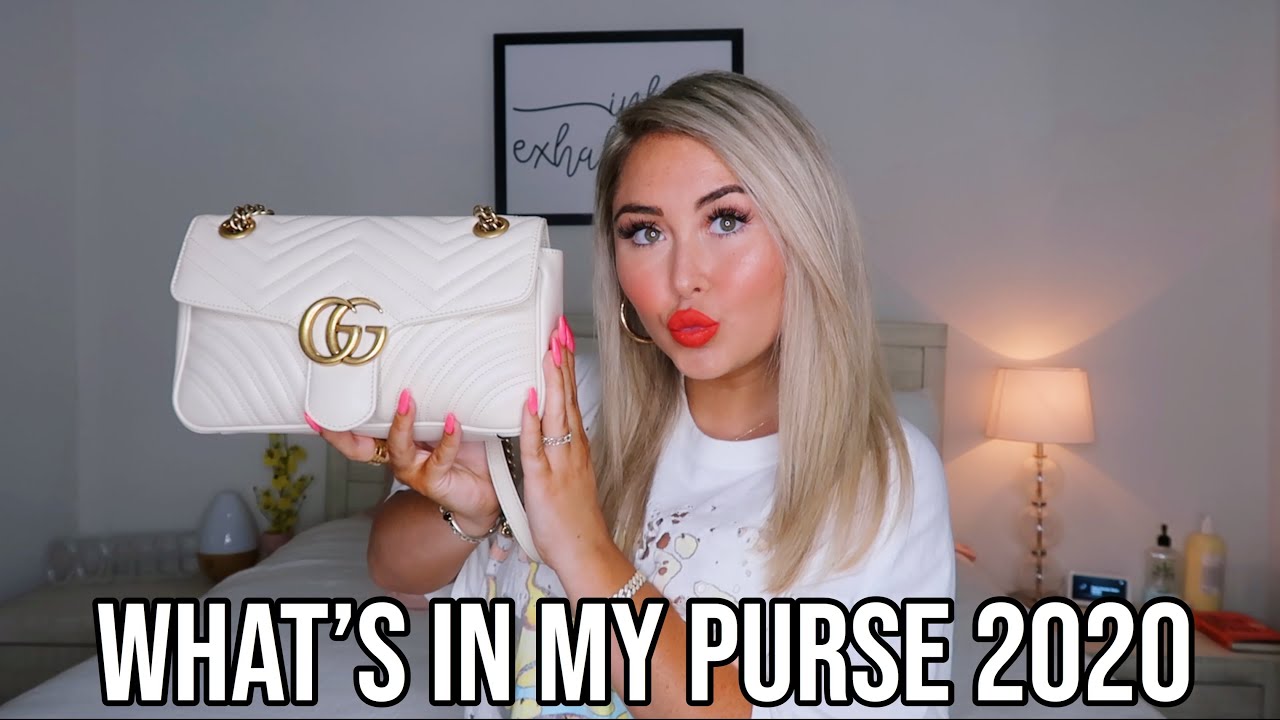 Unboxing GUCCI Bag  What's in my bag/purse???? 2020 